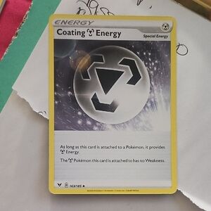 Pokemon Energy Card with Yellow Border